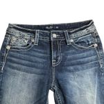 Miss Me  Jeans Women Sz 30 Chloe Slim Boot Embellished Pocket‎ Med Wash Denim EUC Photo 2