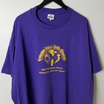 Vintage 90s Greater New Birth Church Bible Verse Tee 3XL 50/50 Single Stitch Purple Size undefined Photo 10