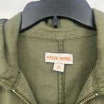 Knox Rose  Olive Green Utility Jacket Lightweight Pockets Elastic Waist Size XS Photo 8
