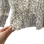 LC Lauren Conrad floral prairie lace women's blouse long sleeved boho frills Photo 3