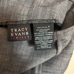 Tracy Evans  Limited Woman's Skirt Ruffle Back Zipper Gray‎ Size 3 Photo 4