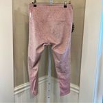 Zella Pink Capri Leggings Size Medium Mesh Inserts & Pockets From Nordstrom Photo 6