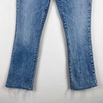 SLVRLAKE Sara Low Rise Slim Bootcut Raw Hem Jeans in Atwater Size 27 Blue Photo 6