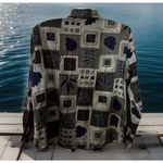 Cabin creek Y2K Super Cute Womens XL Cottagecore Print ButtonUp Shirt Floral USA Photo 2