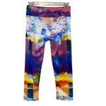 Onzie Multicolored Patterned Capri Leggings Axom Photo 3