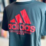 Adidas  Primeblue Black Crop Athletic Top Small Photo 1