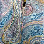 Sam Edelman  Blue Summer Paisley Midi Dress‎ Size 6 Photo 6