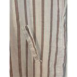 Viola Borghi made in Italy striped lace up tunic coverup White Size L Photo 4