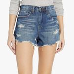 BLANK NYC NWT The Barrow High-Rise Distressed Shorts in After Shock Photo 0