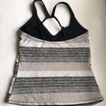 Nike  Swim Tankini Striped Tank Top Size S Photo 2