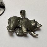 Lot Of 3 Jewelry Pendants Silver Tone Pewter Tone Photo 7