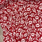 2x maxi athletic skirt with shorts under red white floral long skirt Photo 3