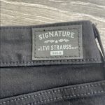 Levi's Signature by Levi Strauss baby bump Skinny Jeans - Black Photo 4
