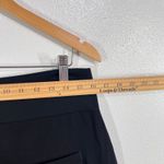 CAbi  High Rise Pleated Pull On Cropped Pants Black Medium Modern Minimalist Photo 6