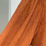 Andree by Unit  Rust Tiered Long Sleeve Top Women’s Medium Photo 2