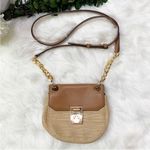 Michael Kors Tan Brown Cecelia Small Leather Crossbody Photo 0
