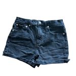 Madewell  women’s high rise denim shorts in black‎ size 25 Photo 1