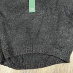 Wild Fable Women's Black Crewneck Long Sleeve Tinsel Sweater - Size Small - NWT Photo 4