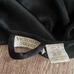 Victoria's Secret Vintage Victoria Secret Gold Label Light Black Satin kimono Robe OS Fits Most Photo 2