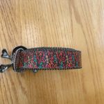 Printed Rhinestones Big Skull And Bones Buckle Red Belt Punk Goth 49” Photo 8