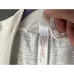 Gillian O'Malley White Lightweight Robe with Tie Belt, Size M Size M Photo 4