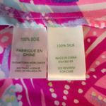 Lilly Pulitzer Graycee Oh My Guava Pink Multicolor 100% Silk Cami Top Size M Photo 5