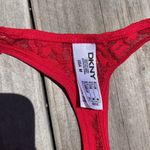 DKNY Red Lace Racerback Bralette Size M Photo 1