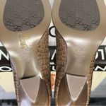 Fendi New 37.5 Brown Croc-Embossed Leather FF Motif Chelsea Boots Photo 8