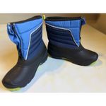 Arctic Shield Snow Boots Womens Size 5 90%+ Heat Retention Zip Up Black/Blue Black Photo 2