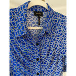 Laundry by Shelli Segal Laundry Shelli Segal Maxi Dress Button Down Geometric Summer Spring Preppy Party Photo 3