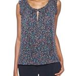 Diane Von Furstenberg  - Rebekah Splatter-Print Silk Tank Blouse Sz 8 Photo 0