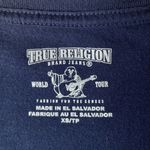 True Religion XS Give Me Something True Silver and True Blue Top Photo 3