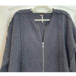 Free People  Jacket Small Black Fringe Whimsygoth Festival Club Witchcore Photo 1