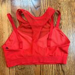 Ivy Park ADIDAS x High Neck Sheer Bra – Red – Size Large Photo 4