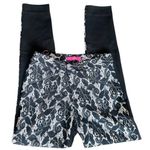 Catherine Malandrino  black pants size 4 - 29” black lace with nude underlay​ Photo 0