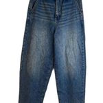 Wild Fable NWT Mid Rise Baggy Denim Jean Slouchy Back Cinch Tab Size 4/29 Photo 0
