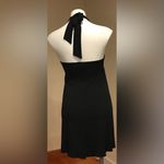 BCX BXC Cocktail, Halter Top Stretch Black Dress Size Small Good Condition. Photo 3
