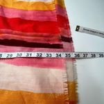 Do Everything In Love Colorful Bright Striped Poncho Swim Cover Up OSFM Photo 7