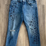 Pilcro and the Letterpress  Starry Blue Cropped Jeans Slim Boyfriend  31 Photo 0