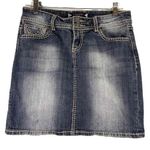Vigoss  Blue Faded Fit Denim Skirt Size 29 / 7 Photo 0
