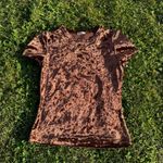 Free People  Intimately Crushed Velvet Baby Tee Photo 2