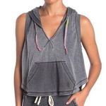 Free People  Movement Gray Sleeveless Hoodie Size XS Photo 1