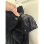 Athleta  Black Lofty Velvet Down Puffer Vest Size XXS Hooded Full Zip Goose Down Photo 5