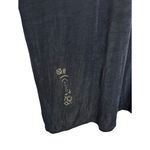 Vintage AHNI Velvet Tapestry Embroidered Maxi Dress ART TO WEAR Plus Size 2 NEW Black Photo 5