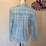 Authentic Rockies Jeanswear western blue plaid long sleeve button Down shirt Size M Photo 3