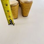 Coach gold tone wedge sandals. 6.5B Photo 5