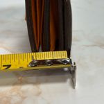 Puntotres Brown Leather Wallet Bifold Snap Closure Contrast Stitching 6.5"x4" Brown Photo 13