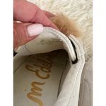Sam Edelman  White Leather Slip On Sneakers Pom Pom Accent Shoes‎ Size 6M Photo 6