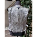 Petite Covington Essentials Blazer Jacket Women's S Gray Lined Single Breasted Photo 3