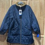Weatherproof Women's Navy Quilted Puffer Coat Photo 0